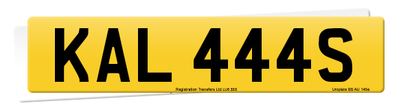 Registration number KAL 444S